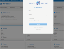 Tablet Screenshot of my.estiw.ru